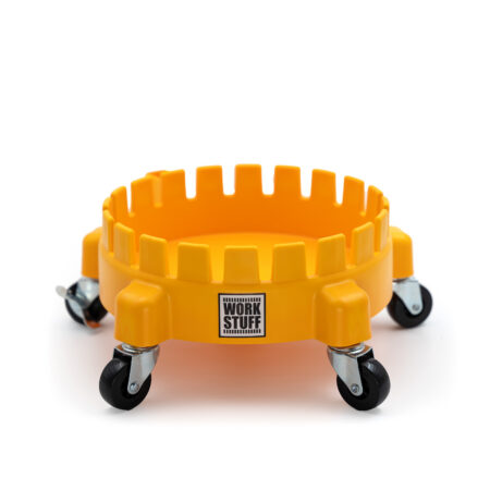 WORK STUFF Bucket Dolly – tugev ratastel alus 20 L detailing-ämbrile, mis muudab ämbri liigutamise lihtsaks ja mugavaks.